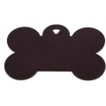 Engraved Large Black Bone Dog Tag - Cat Tag